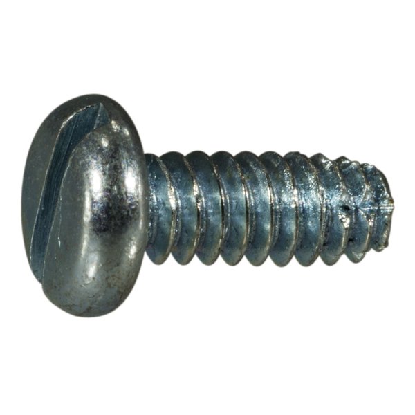 Midwest Fastener Thread Cutting Screw, #6 x 3/8 in, Steel Pan Head Slotted Drive, 48 PK 61501